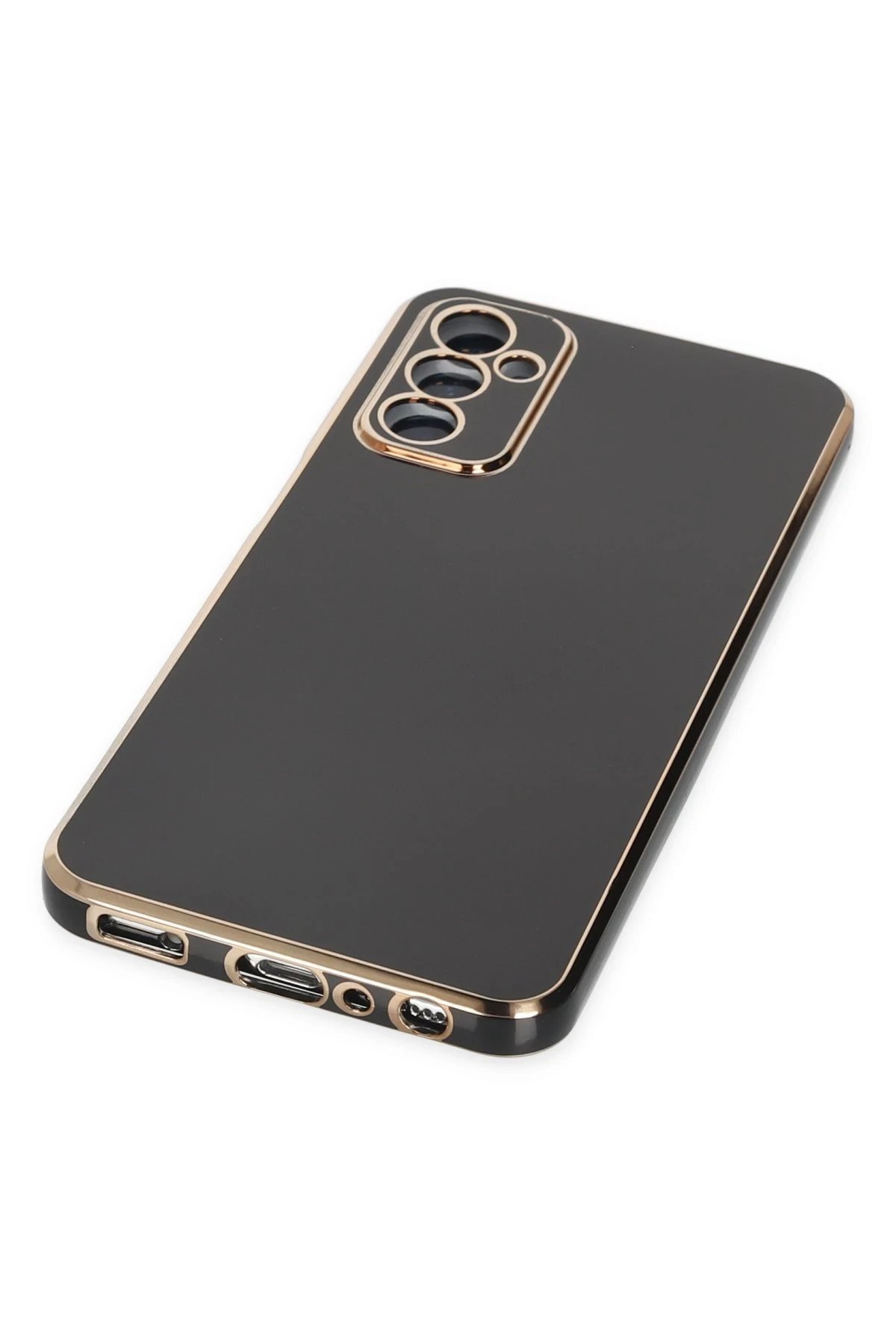 Newface Samsung Galaxy M23 Kılıf Volet Silikon - Siyah