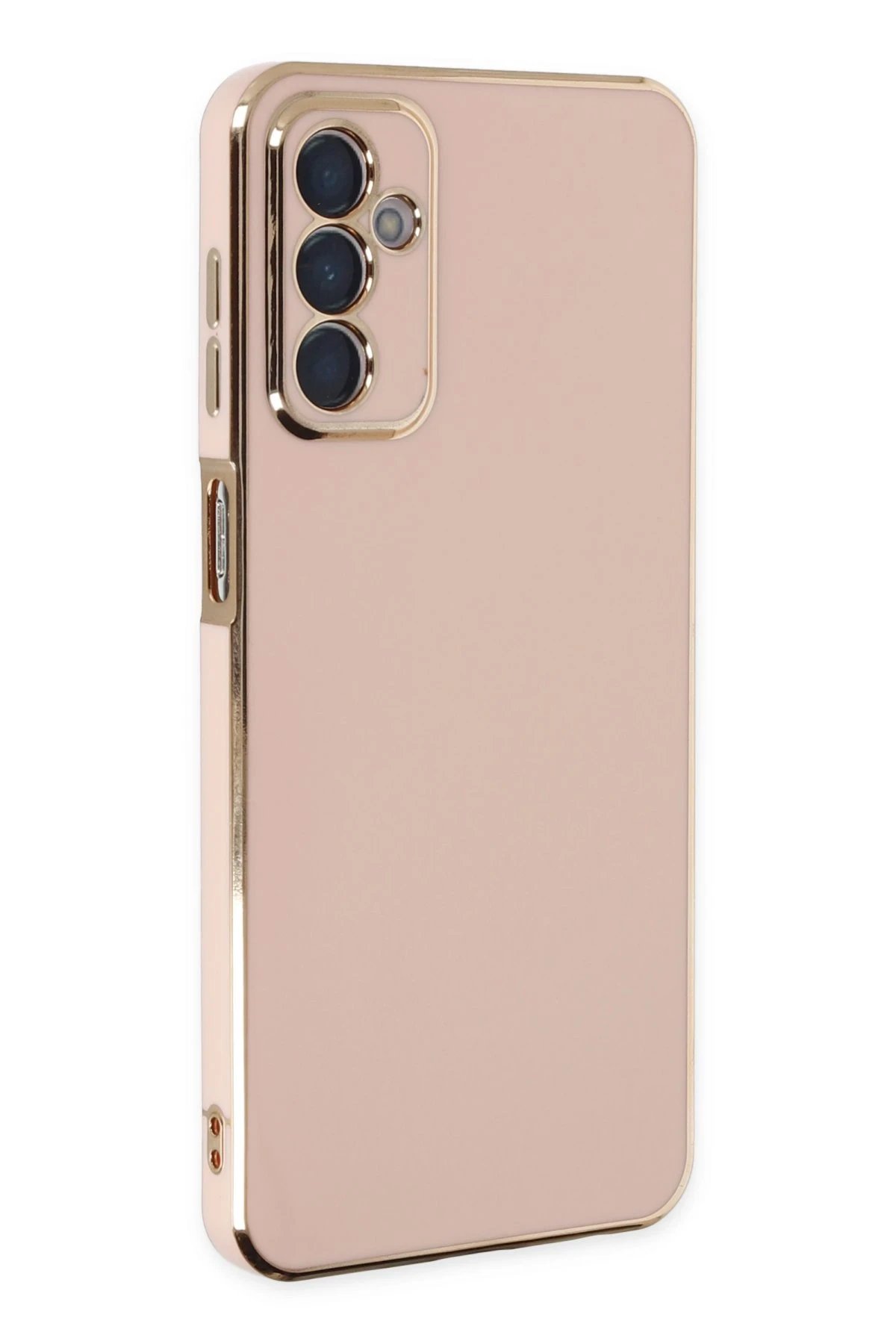 Newface Samsung Galaxy M23 Kılıf Volet Silikon - Pembe