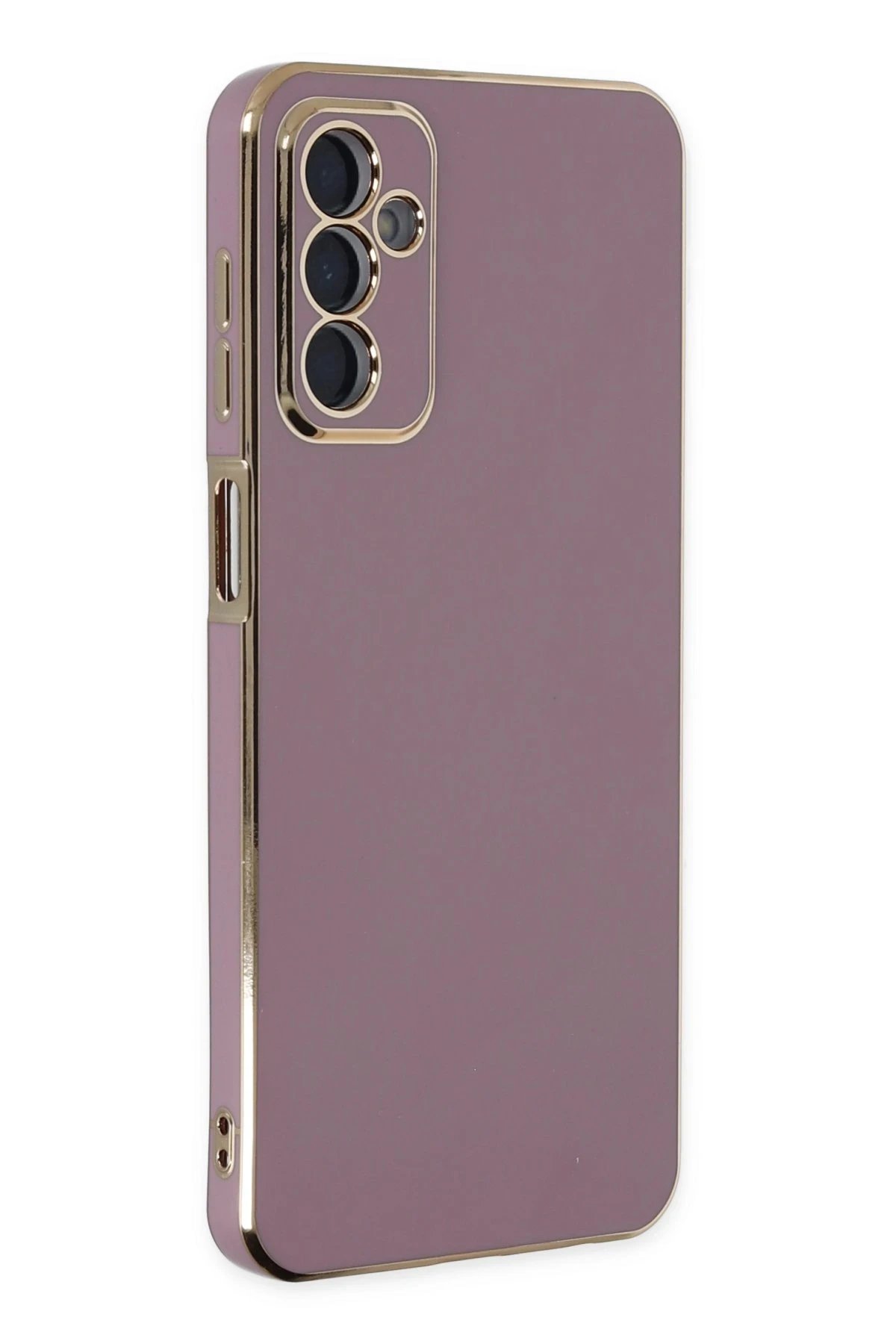 Newface Samsung Galaxy M23 Kılıf Volet Silikon - Mor