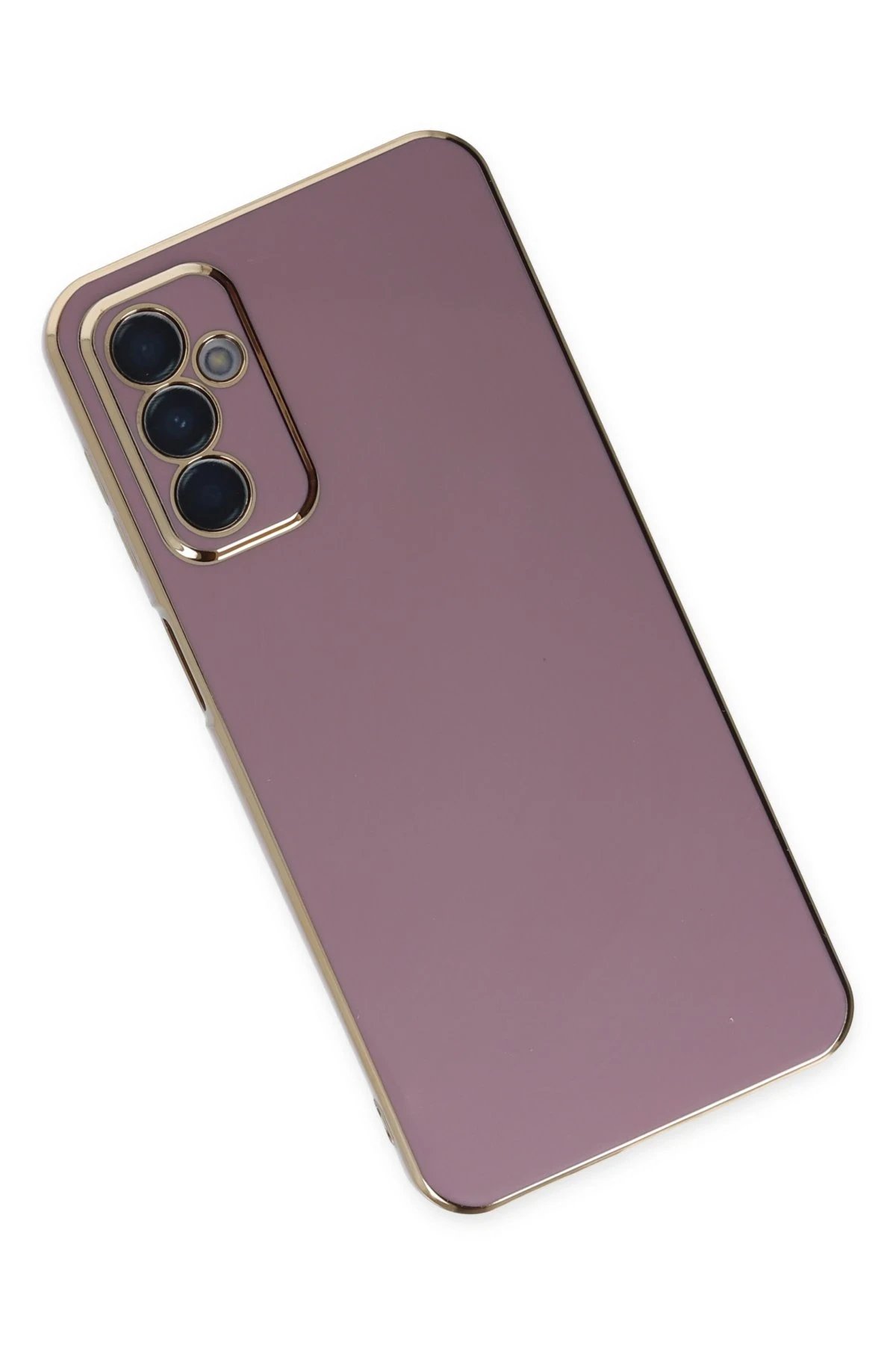 Newface Samsung Galaxy M23 Kılıf Volet Silikon - Mor