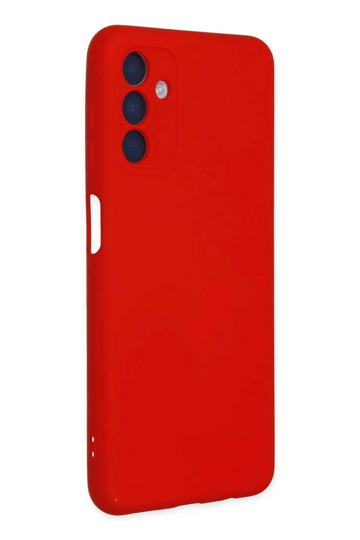 Newface Samsung Galaxy A04S Kılıf Nano içi Kadife Silikon - Kırmızı