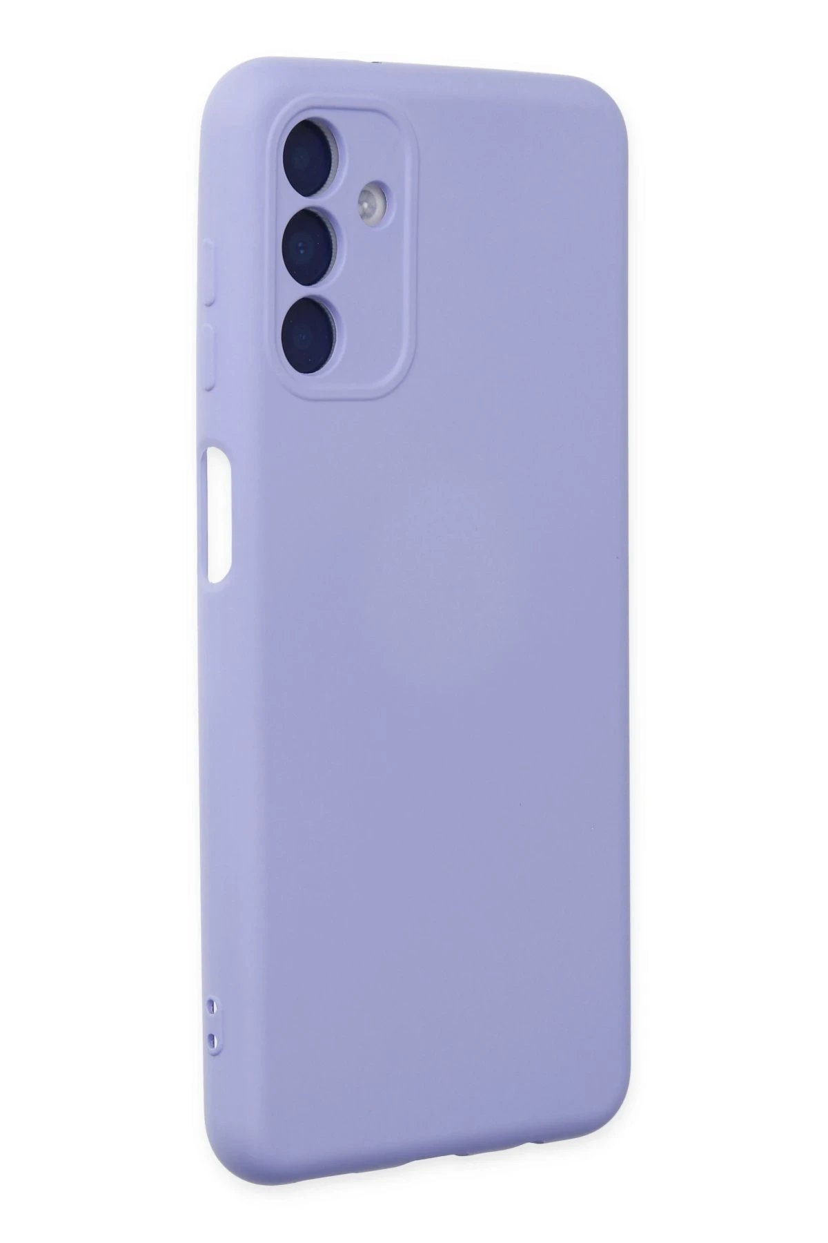 Newface Samsung Galaxy A04S Kılıf Nano içi Kadife Silikon - Lila