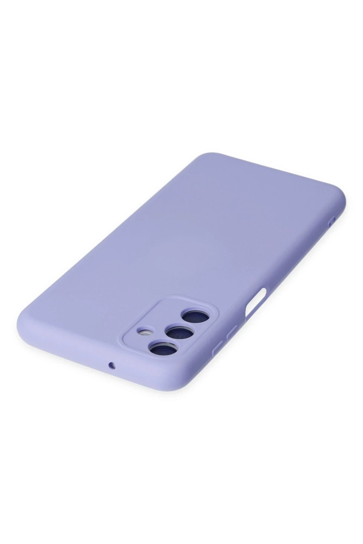 Newface Samsung Galaxy A04S Kılıf Nano içi Kadife Silikon - Lila