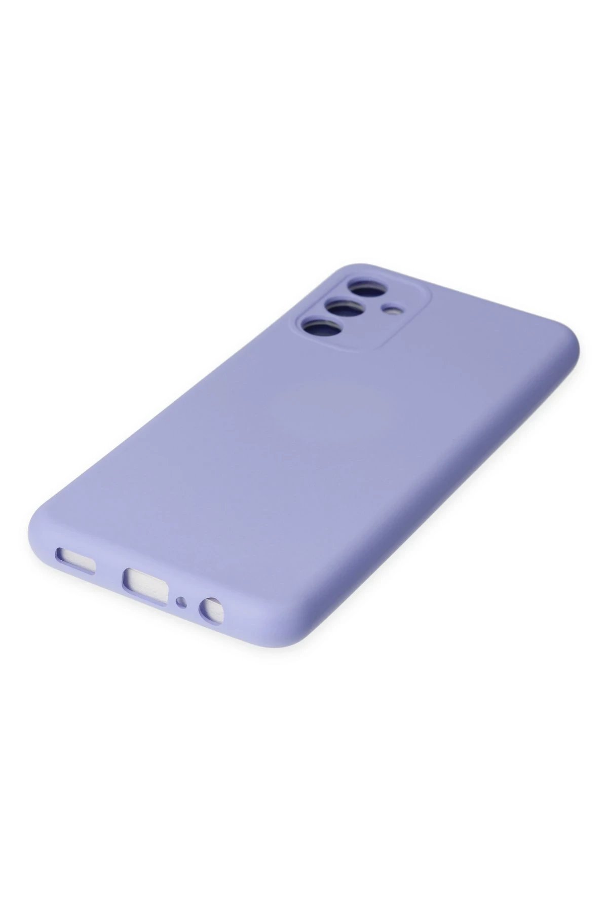 Newface Samsung Galaxy A04S Kılıf Nano içi Kadife Silikon - Lila