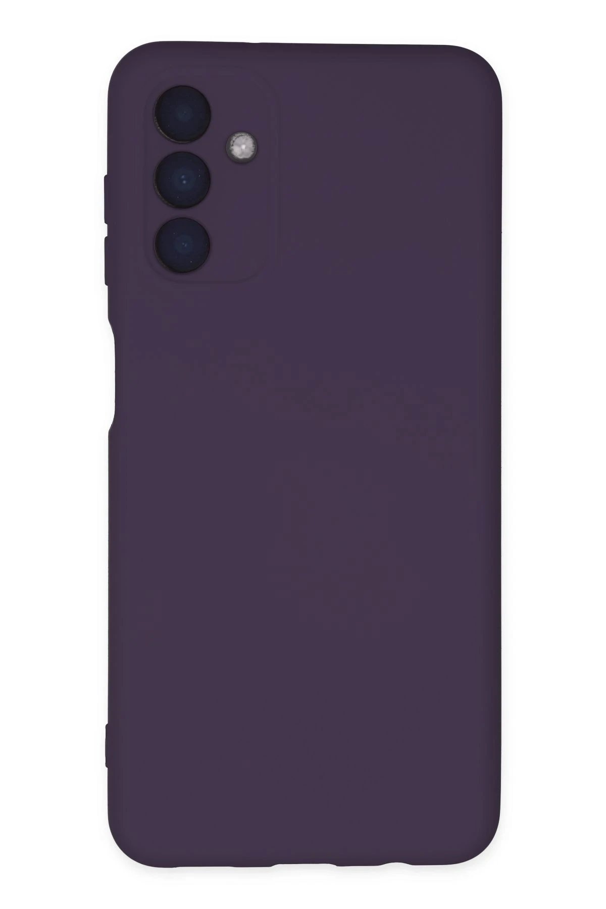 Newface Samsung Galaxy A04S Kılıf Nano içi Kadife Silikon - Mor