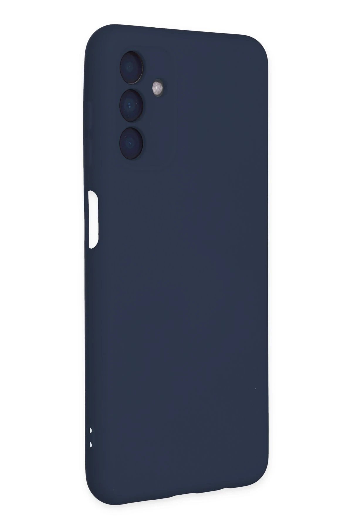 Newface Samsung Galaxy A04S Kılıf Nano içi Kadife Silikon - Lacivert