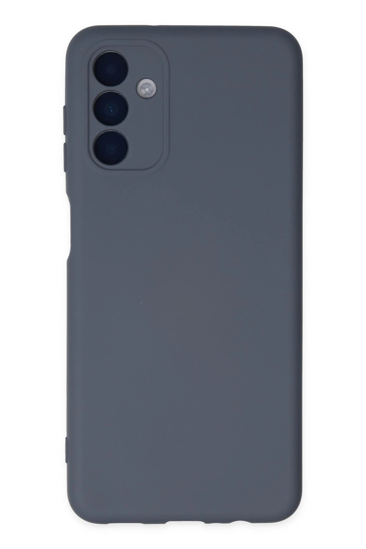 Newface Samsung Galaxy A04S Kılıf Nano içi Kadife Silikon - Gri