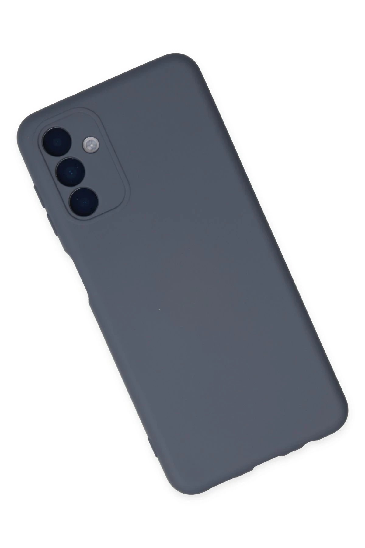 Newface Samsung Galaxy A04S Kılıf Nano içi Kadife Silikon - Gri