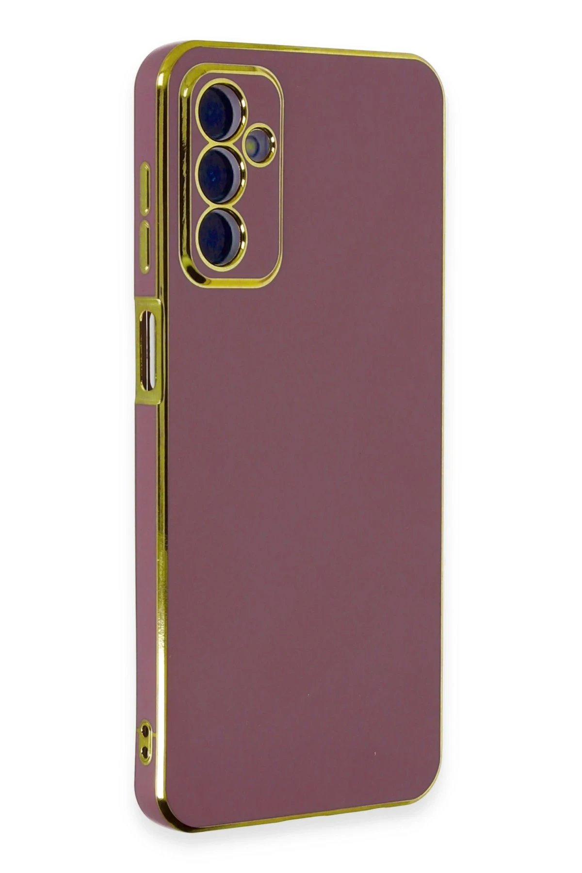 Newface Samsung Galaxy A04S Kılıf Volet Silikon - Kırmızı