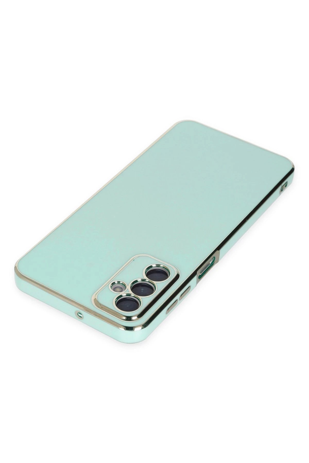 Newface Samsung Galaxy A04S Kılıf Volet Silikon - Açık Yeşil