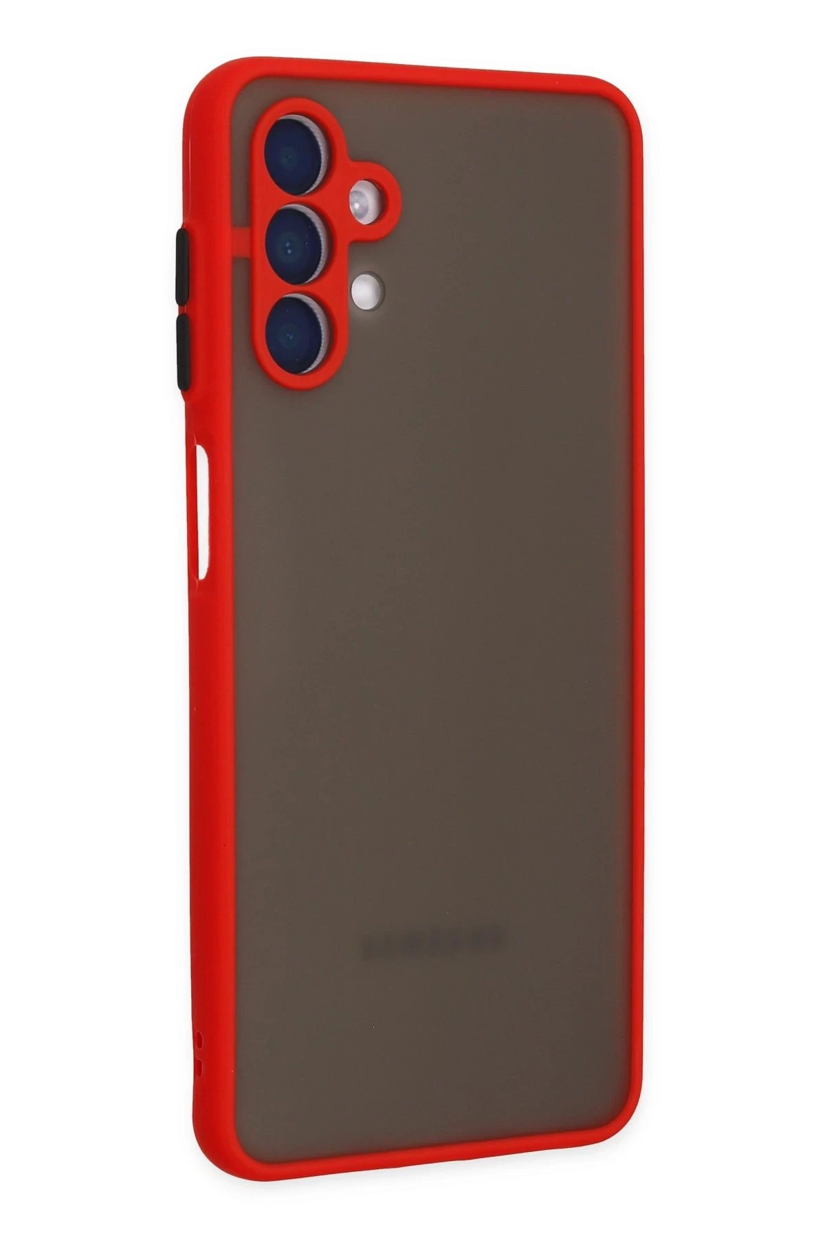 Newface Samsung Galaxy A04S Kılıf Montreal Silikon Kapak - Kırmızı