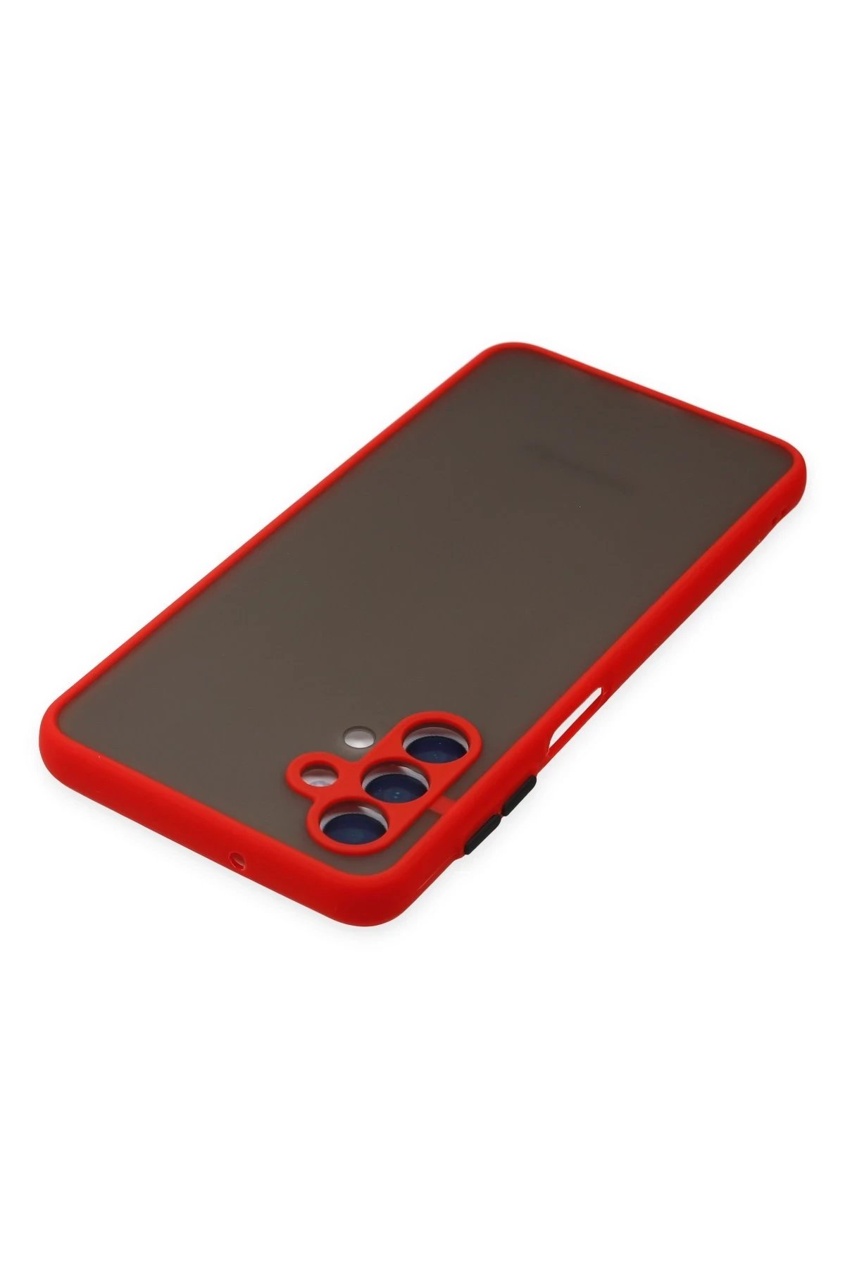 Newface Samsung Galaxy A04S Kılıf Montreal Silikon Kapak - Kırmızı