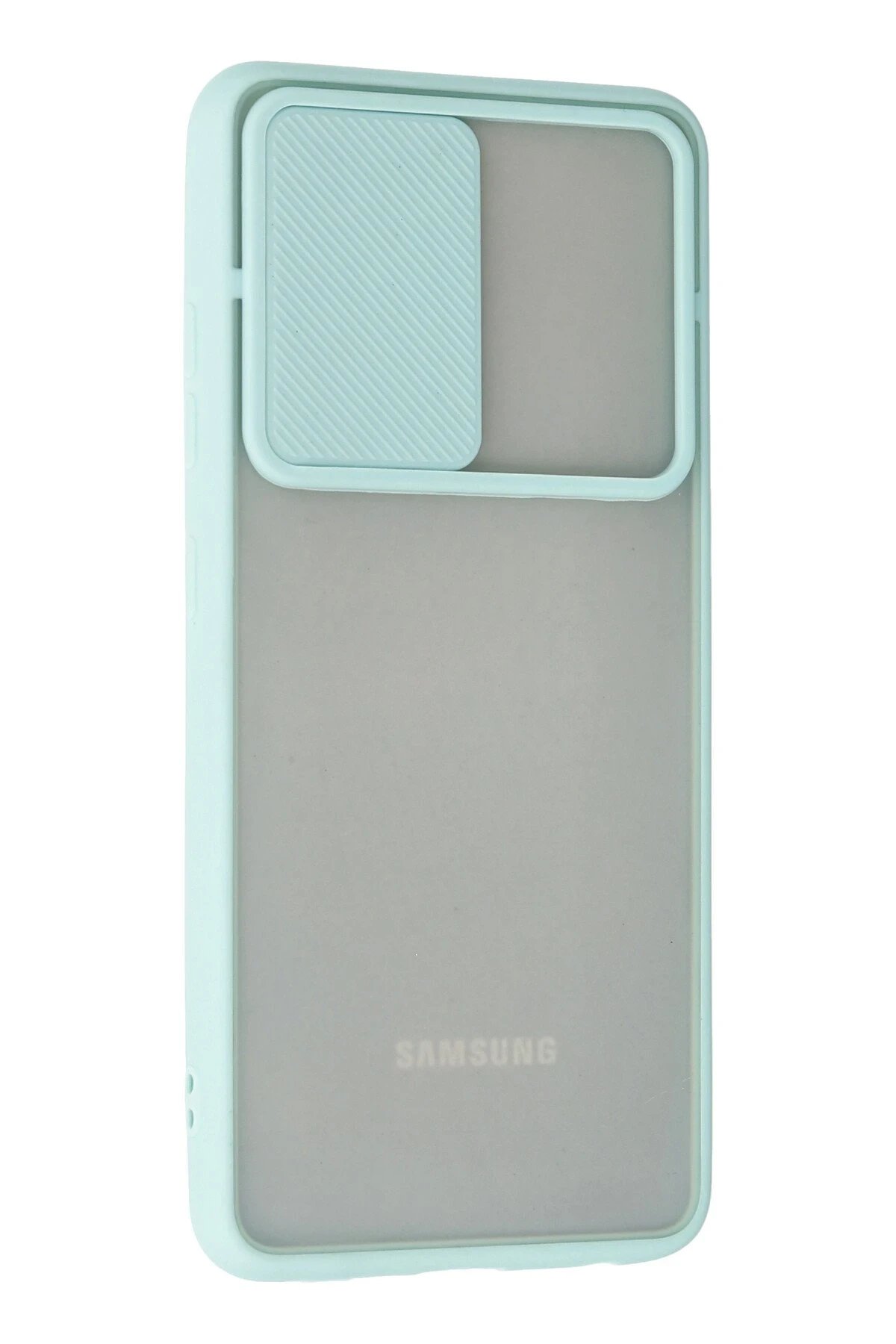 Newface Samsung Galaxy A72 Kılıf Palm Buzlu Kamera Sürgülü Silikon uaz