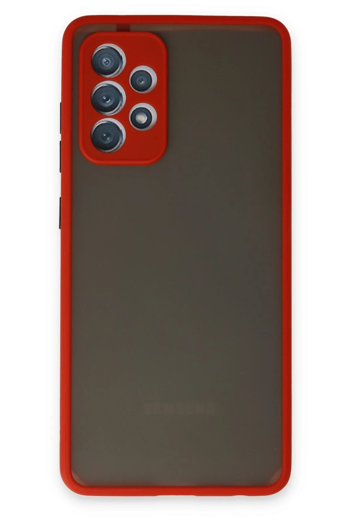 Newface Samsung Galaxy A32 Kılıf Montreal Silikon Kapak - Kırmızı