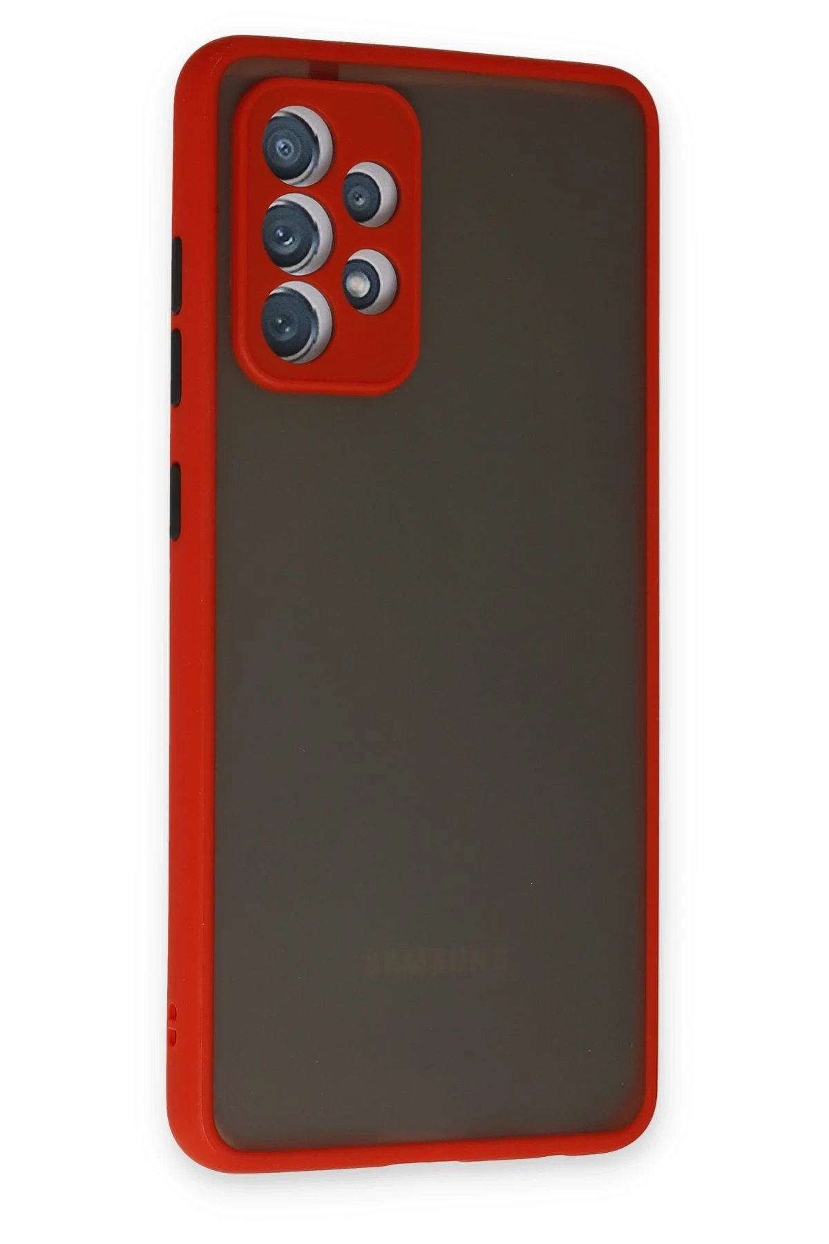 Newface Samsung Galaxy A32 Kılıf Montreal Silikon Kapak - Kırmızı