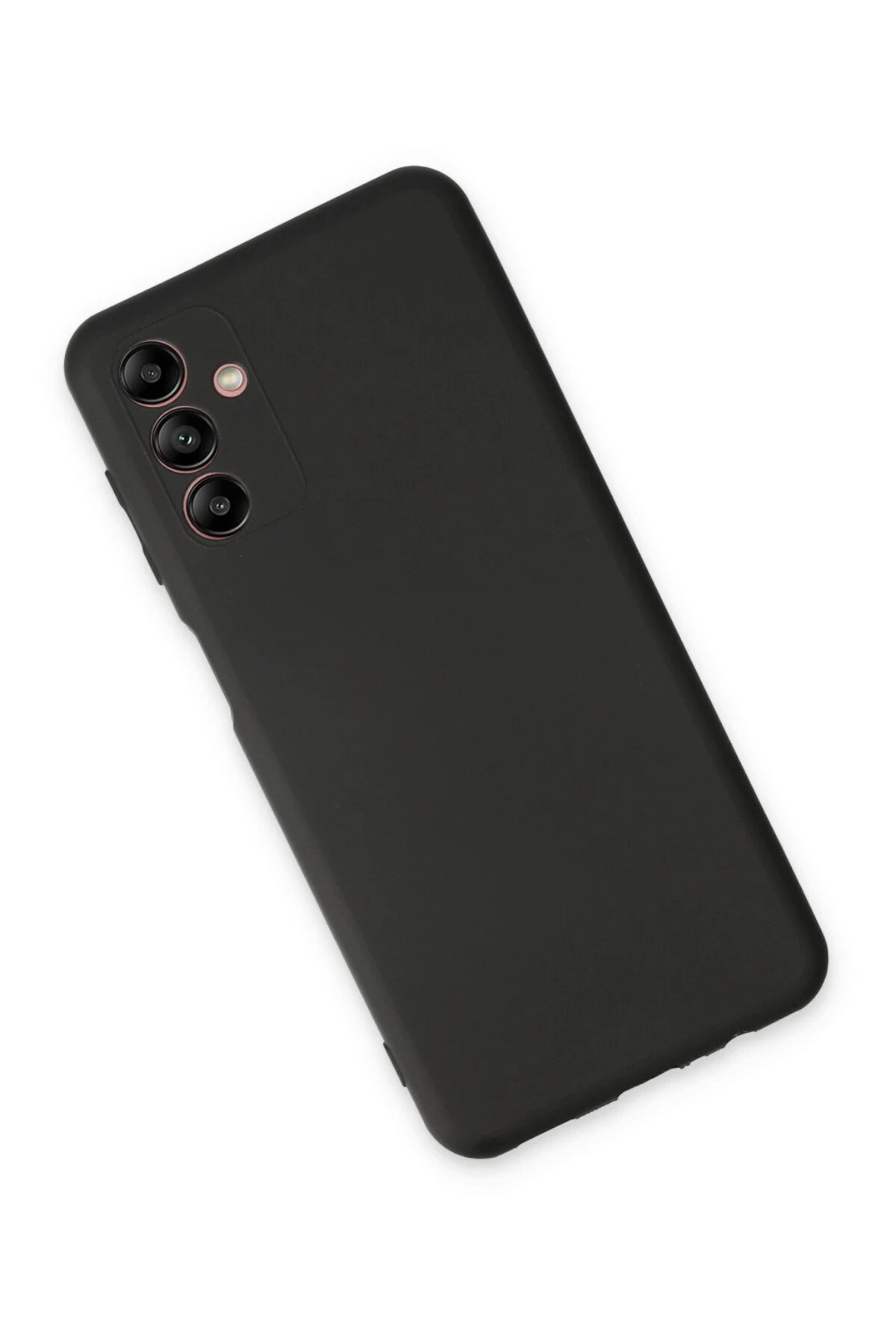 Newface Samsung Galaxy A04S Kılıf First Silikon - Siyah