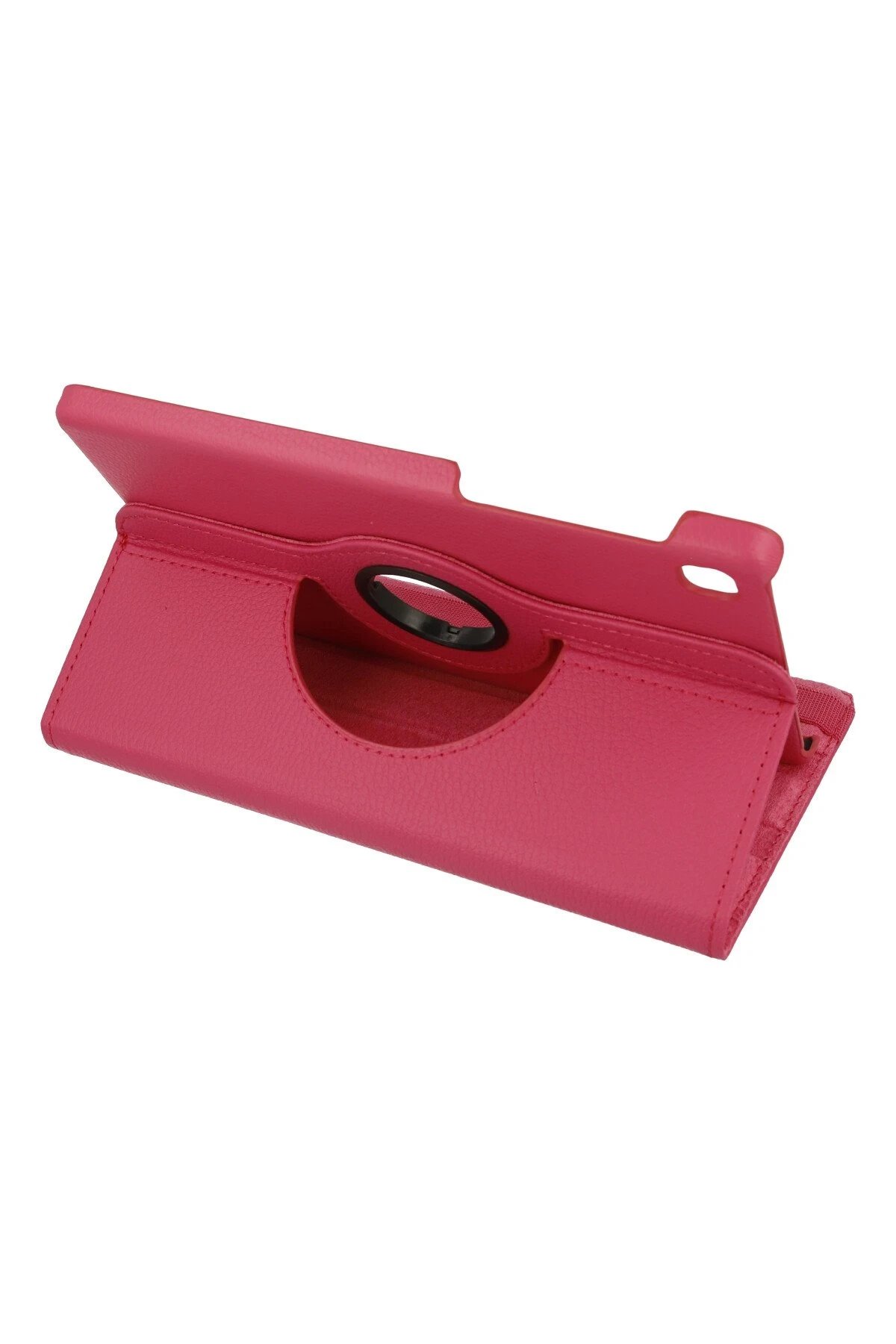 Newface Samsung Galaxy T220 Tab A7 Lite 8.7 Kılıf 360 Tablet Deri Kılıf - Pembe