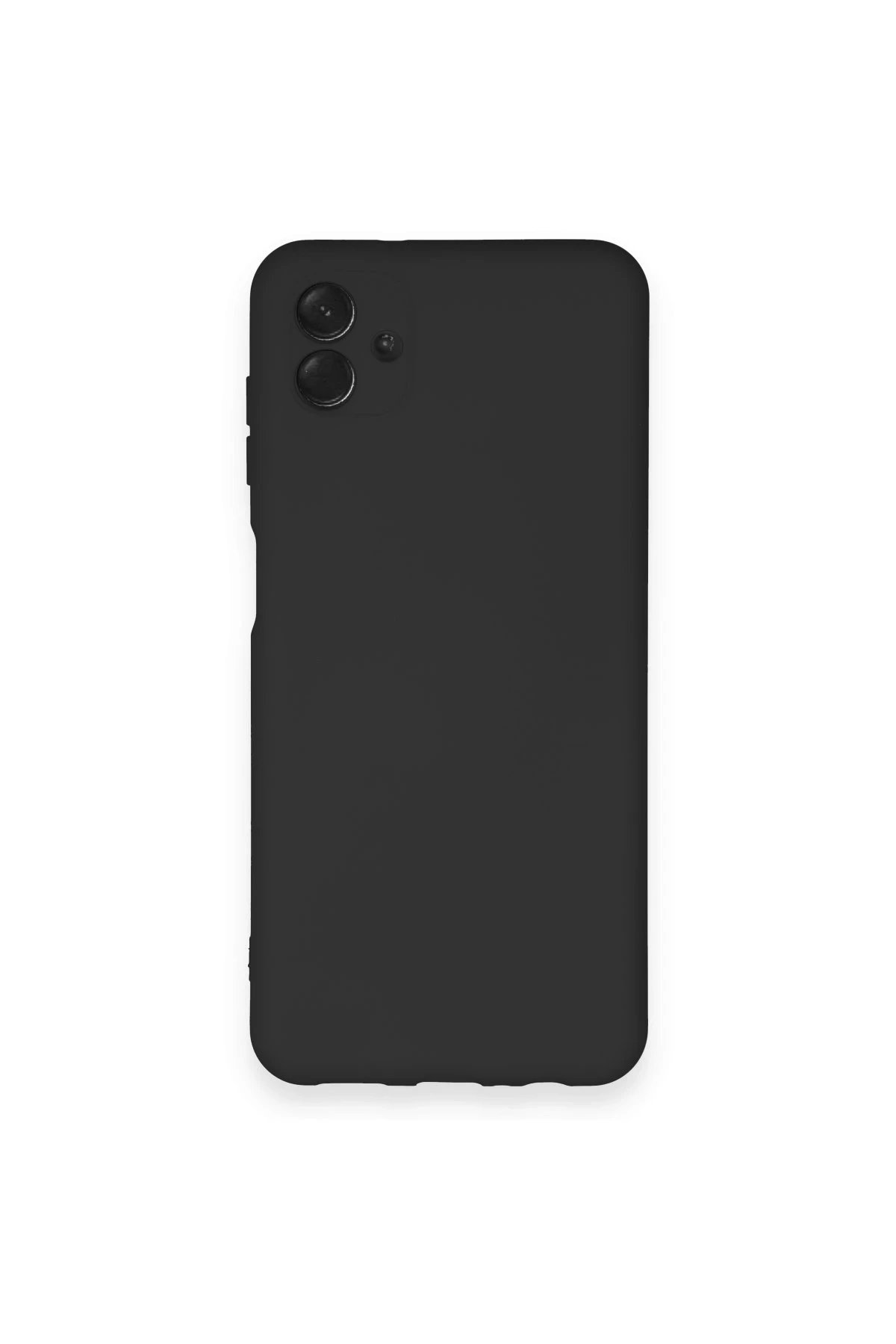 Newface Samsung Galaxy A04 Kılıf Nano içi Kadife Silikon - Siyah