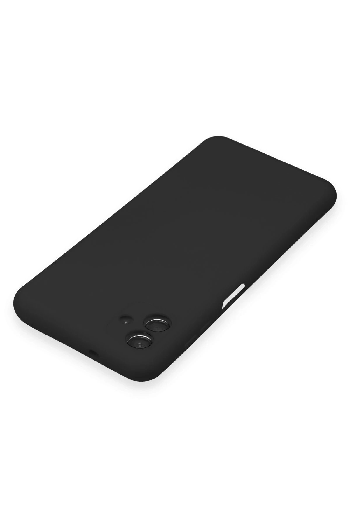 Newface Samsung Galaxy A04 Kılıf Nano içi Kadife Silikon - Siyah