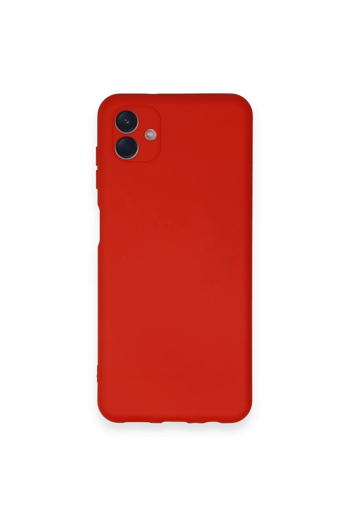 Newface Samsung Galaxy A04 Kılıf Nano içi Kadife Silikon - Kırmızı