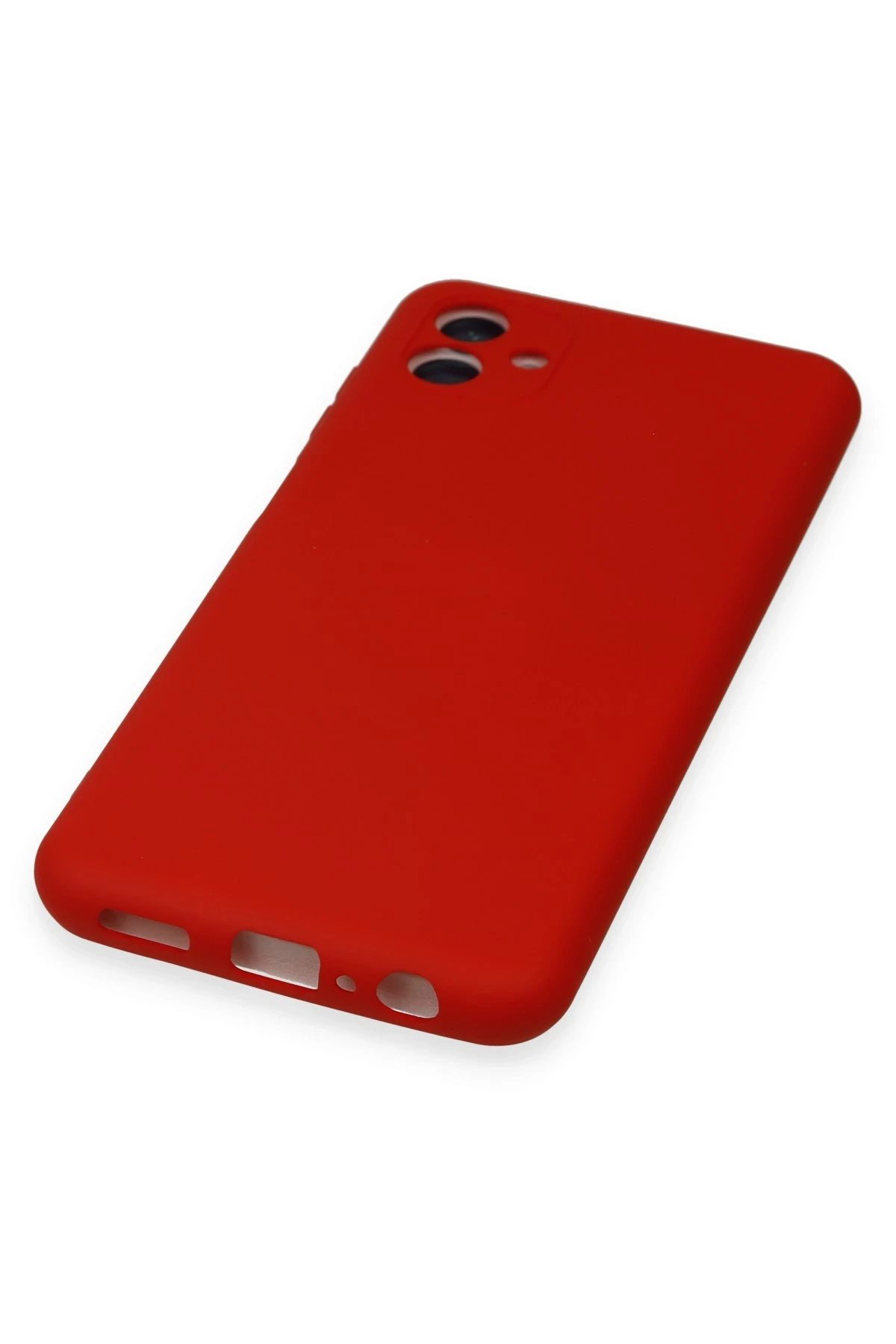 Newface Samsung Galaxy A04 Kılıf Nano içi Kadife Silikon - Kırmızı