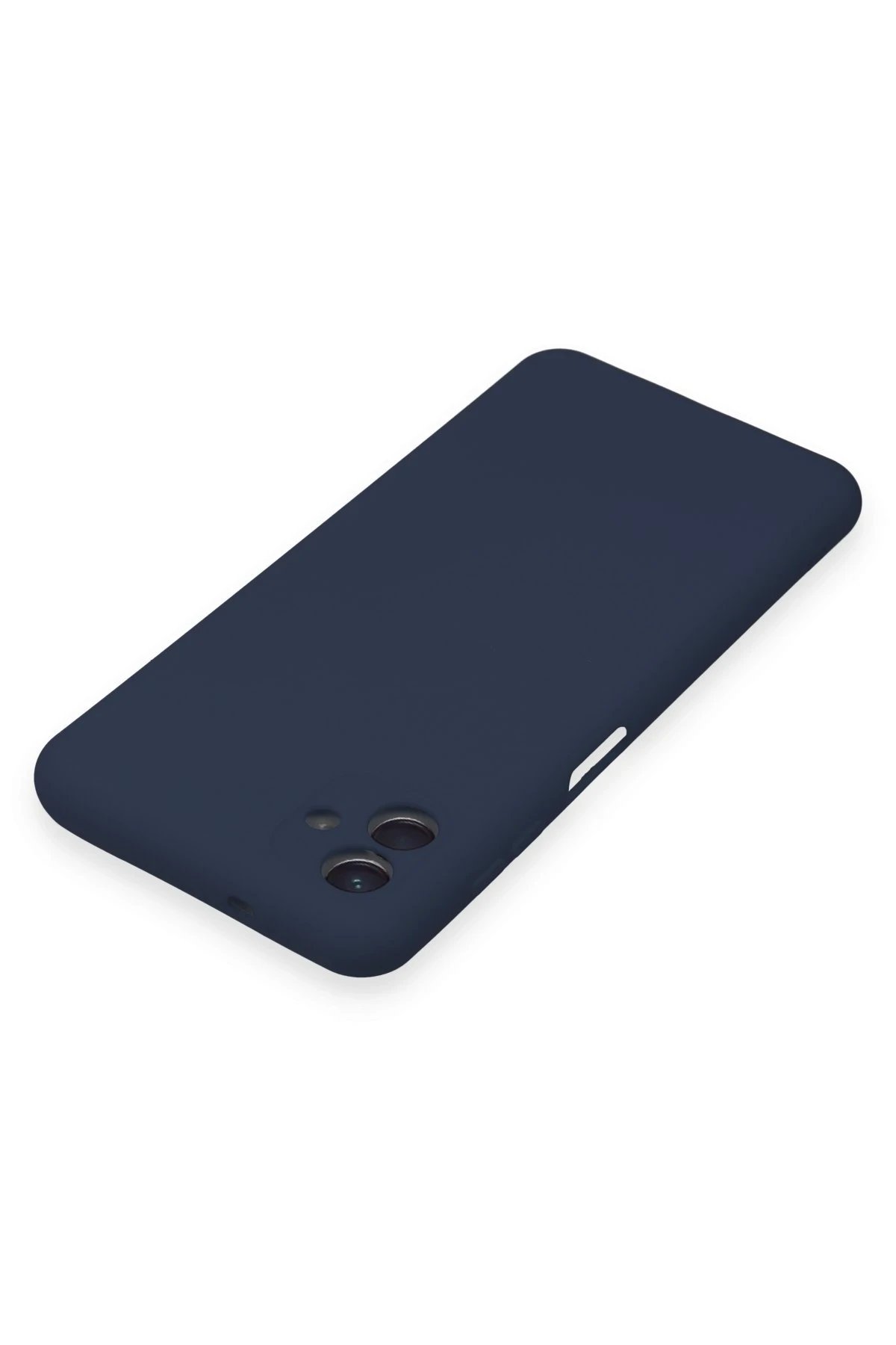 Newface Samsung Galaxy A04 Kılıf Nano içi Kadife Silikon - Lacivert