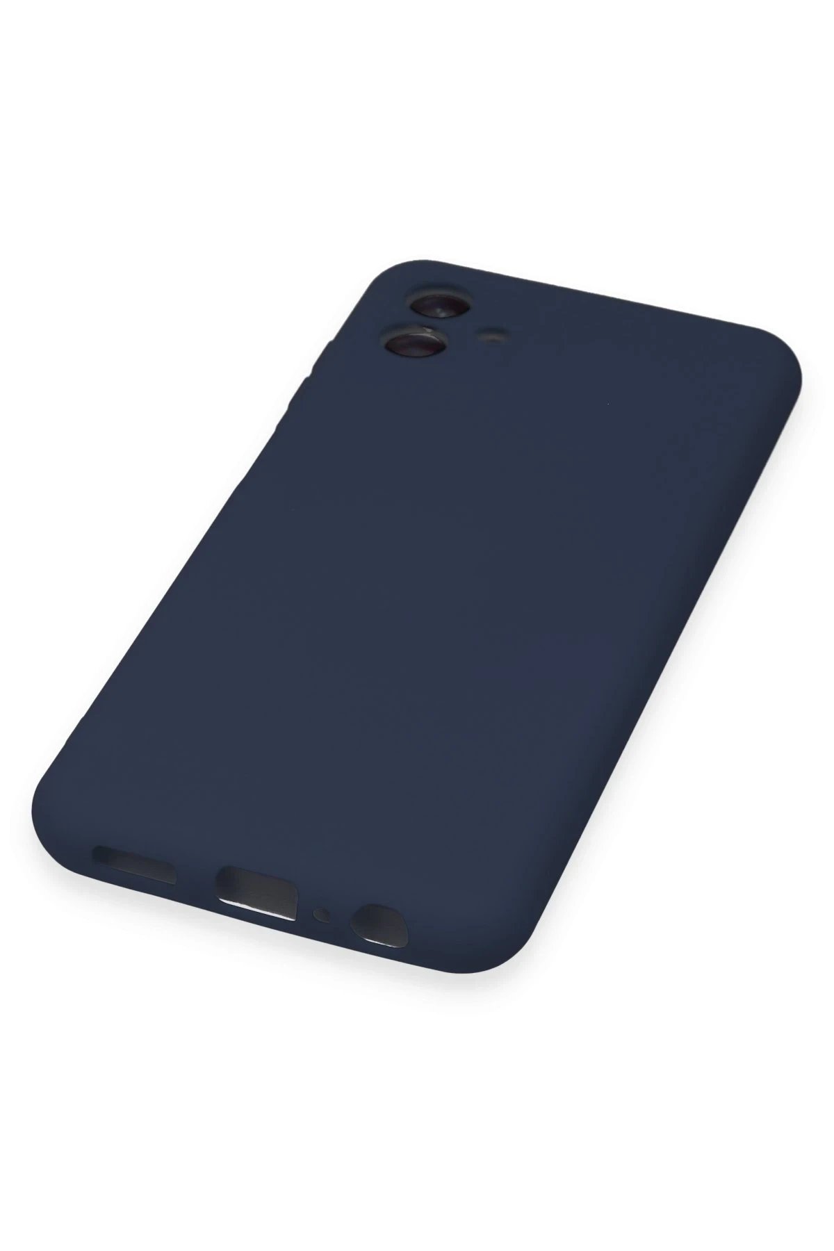 Newface Samsung Galaxy A04 Kılıf Nano içi Kadife Silikon - Lacivert