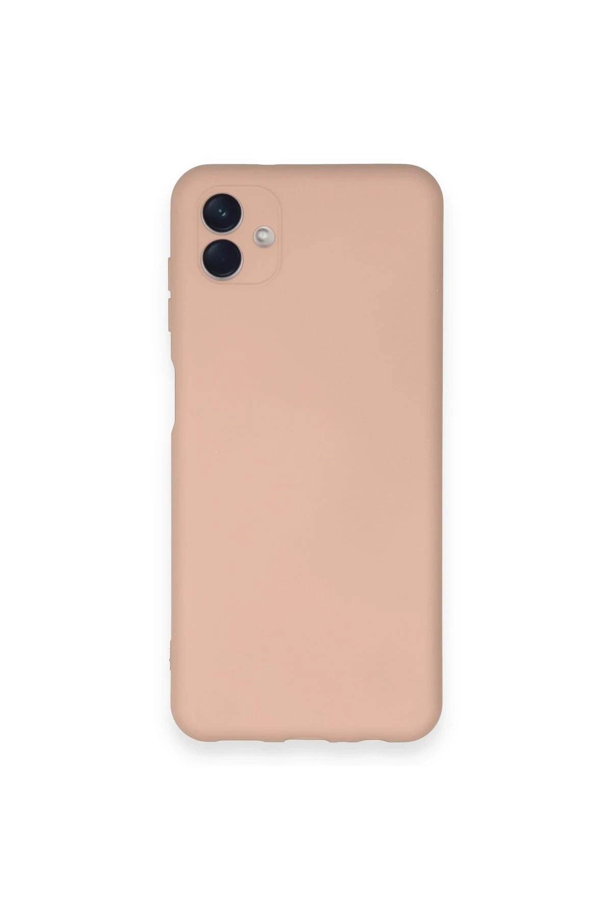 Newface Samsung Galaxy A04 Kılıf Nano içi Kadife Silikon - Pudra