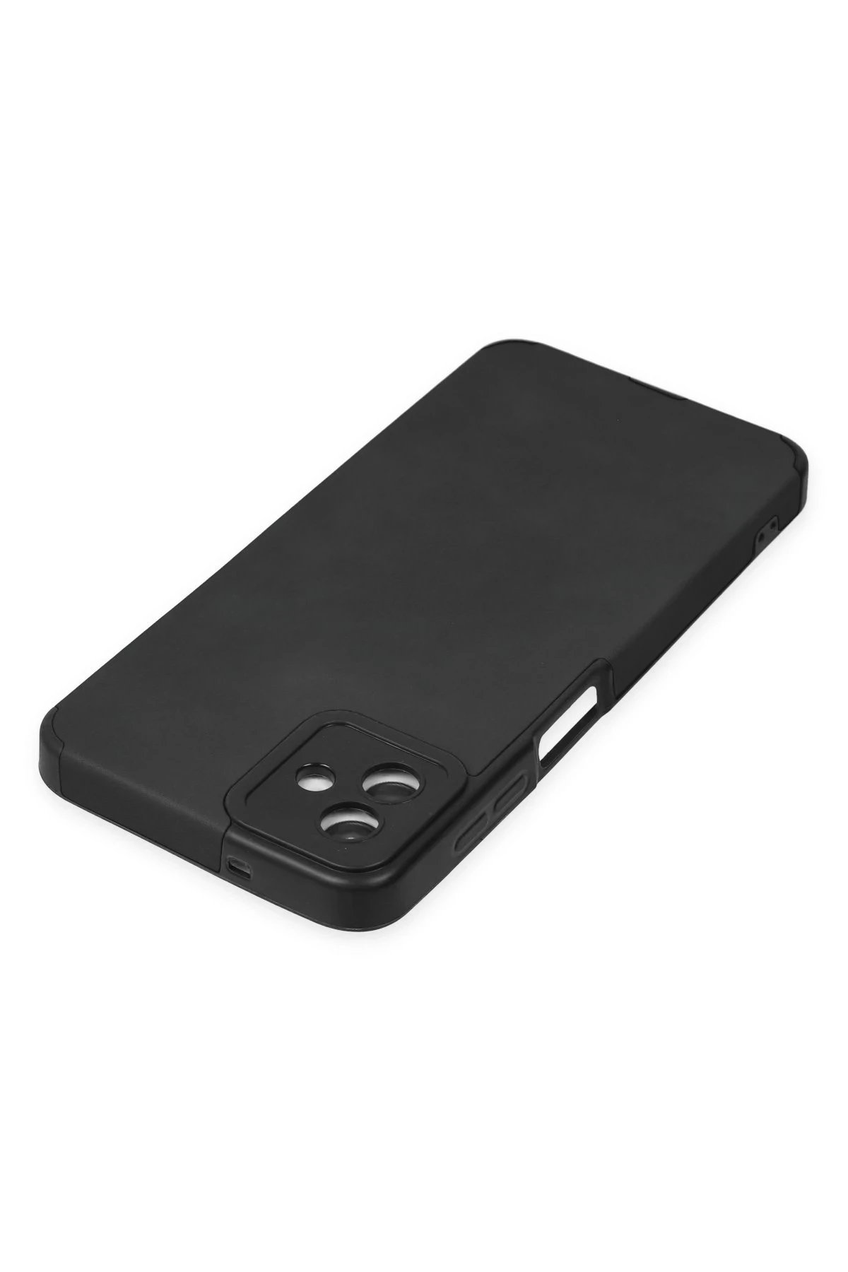 Newface Samsung Galaxy A04 Kılıf Loop Deri Silikon - Siyah