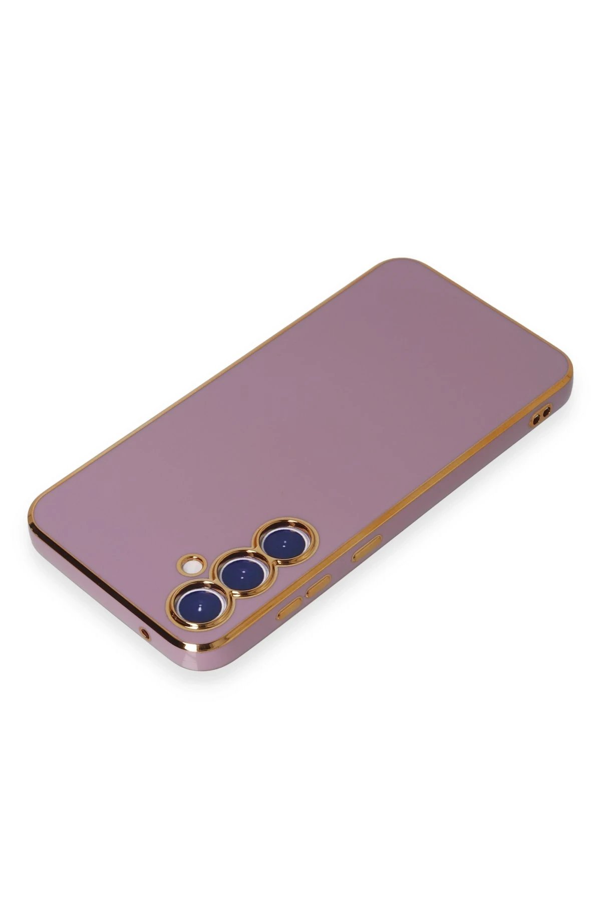 Newface Samsung Galaxy S23 FE Kılıf Volet Silikon - Mor