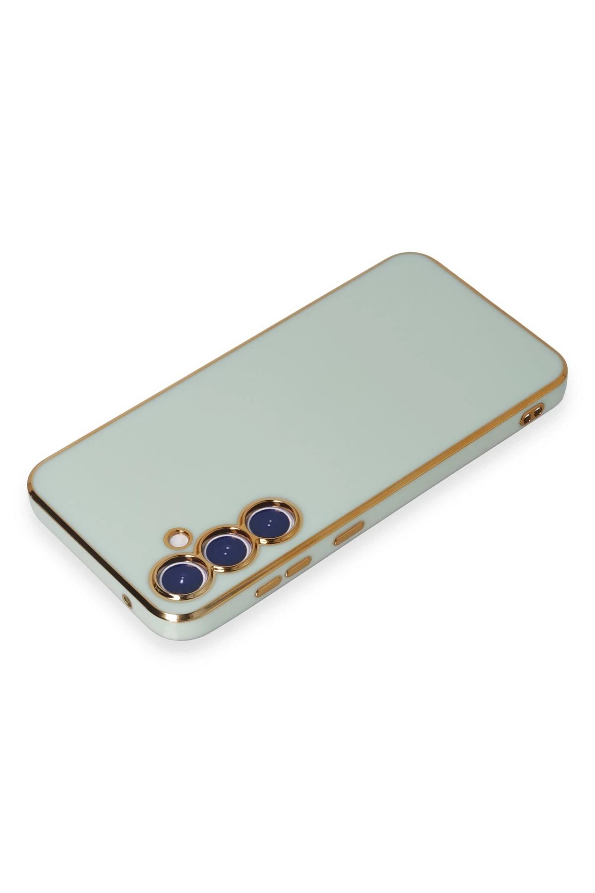 Newface Samsung Galaxy S23 FE Kılıf Volet Silikon - Açık Yeşil