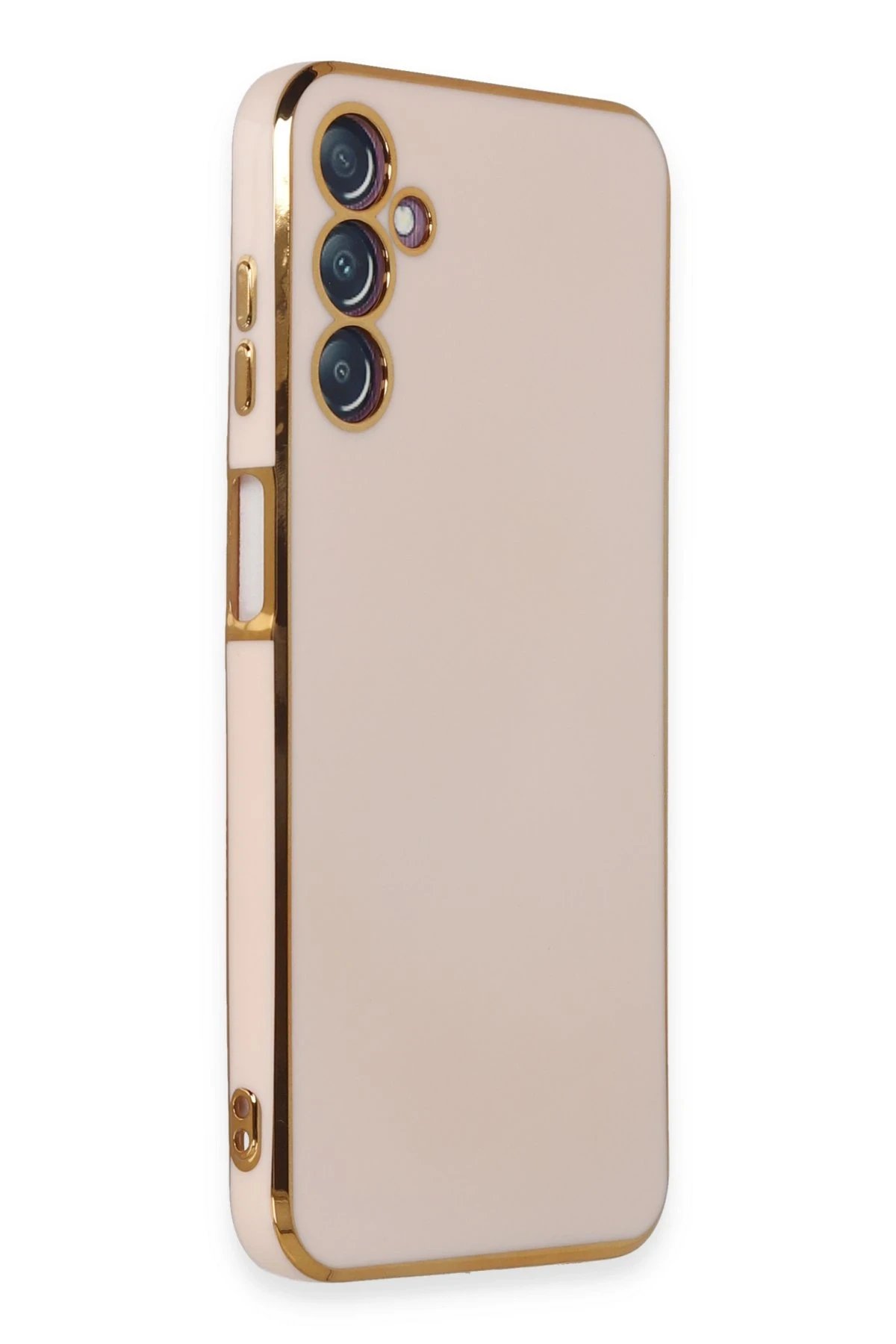 Newface Samsung Galaxy M14 5G Kılıf Volet Silikon - Pembe