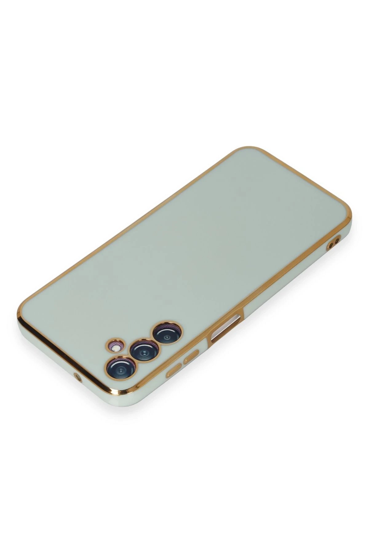 Newface Samsung Galaxy M14 5G Kılıf Volet Silikon - Açık Yeşil