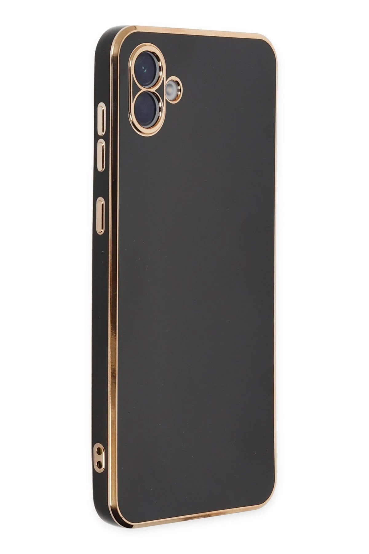 Newface Samsung Galaxy A04 Kılıf Volet Silikon - Siyah