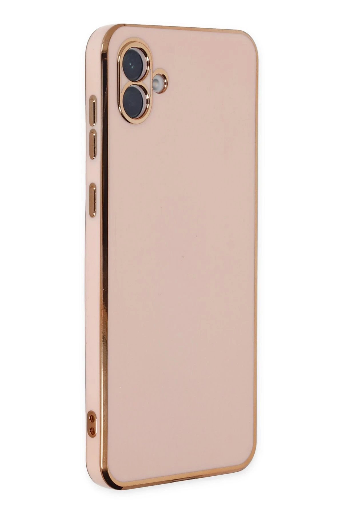 Newface Samsung Galaxy A04 Kılıf Volet Silikon - Pembe