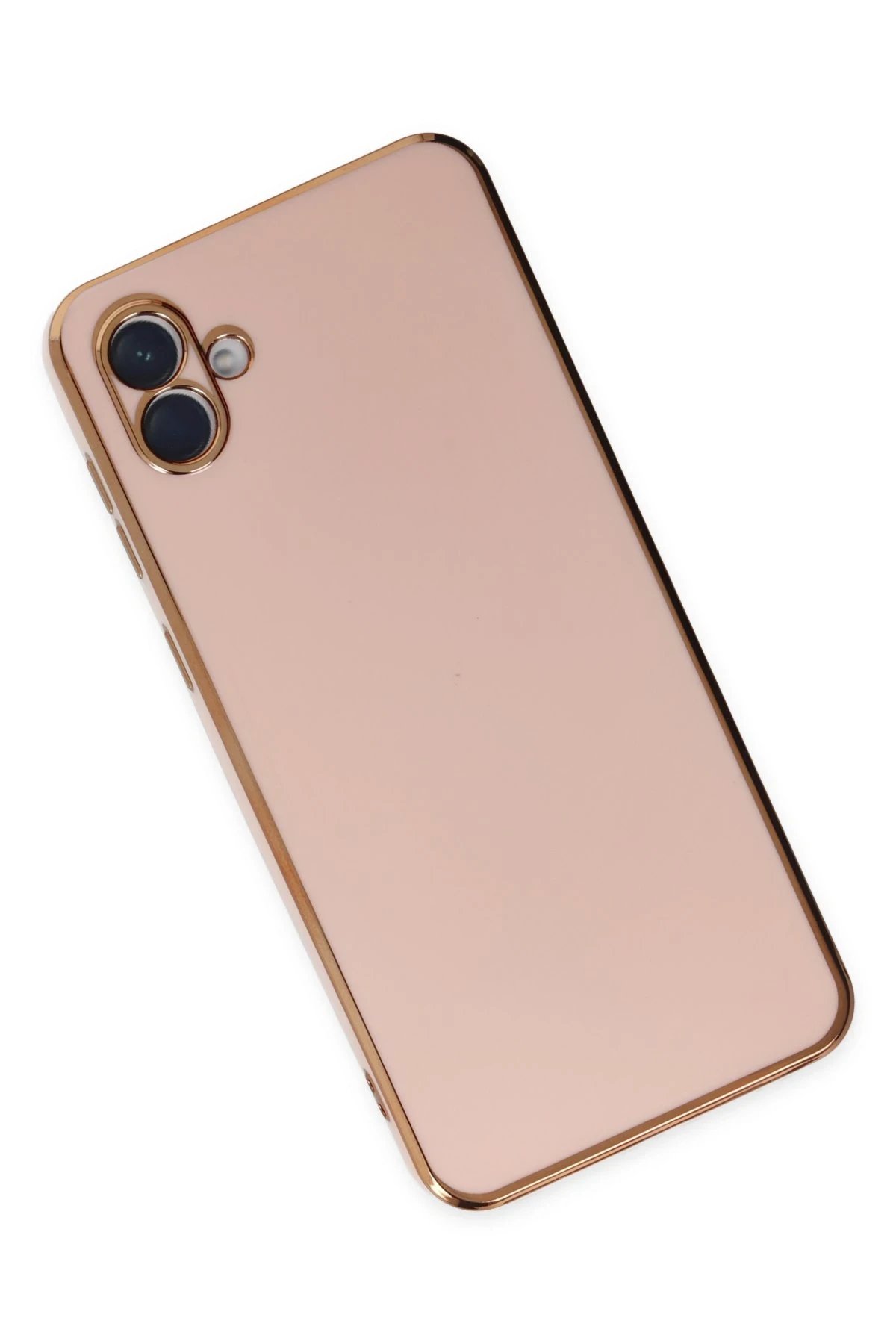 Newface Samsung Galaxy A04 Kılıf Volet Silikon - Pembe