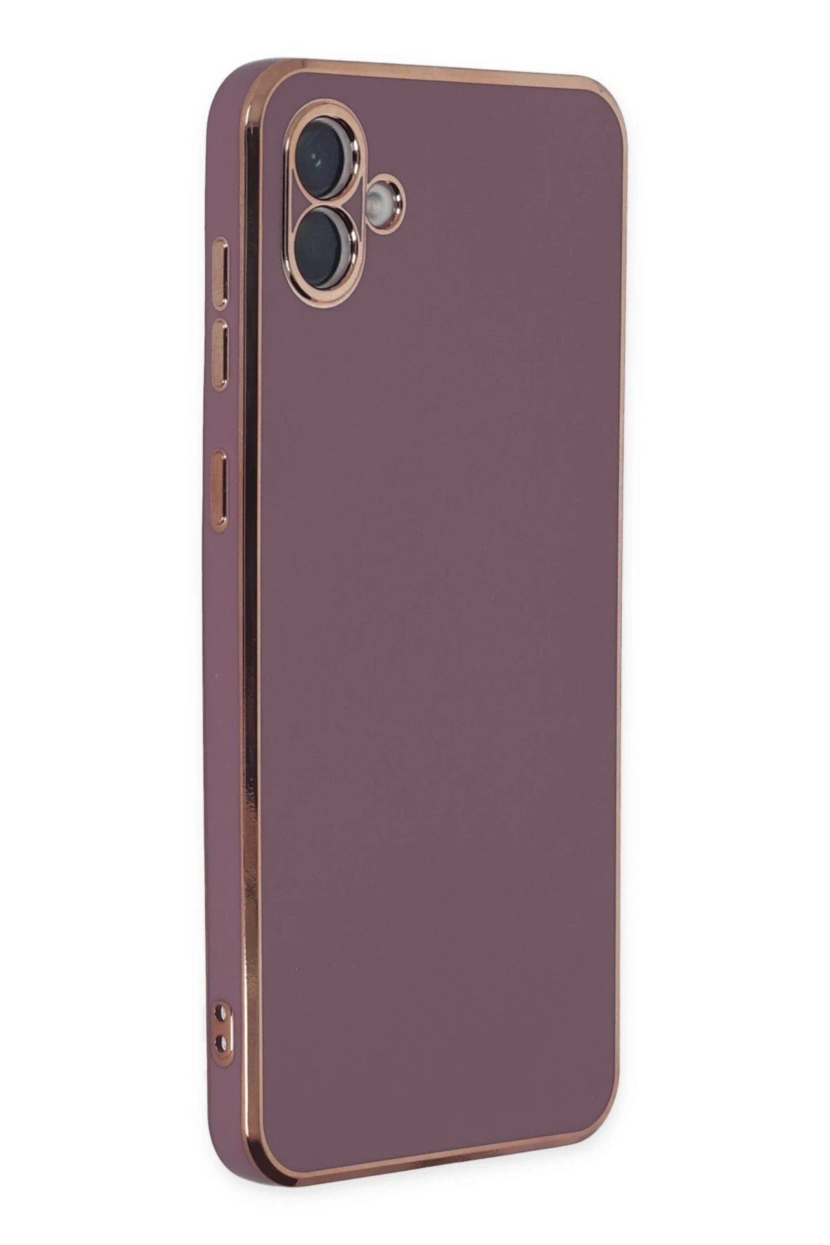 Newface Samsung Galaxy A04 Kılıf Volet Silikon - Mor