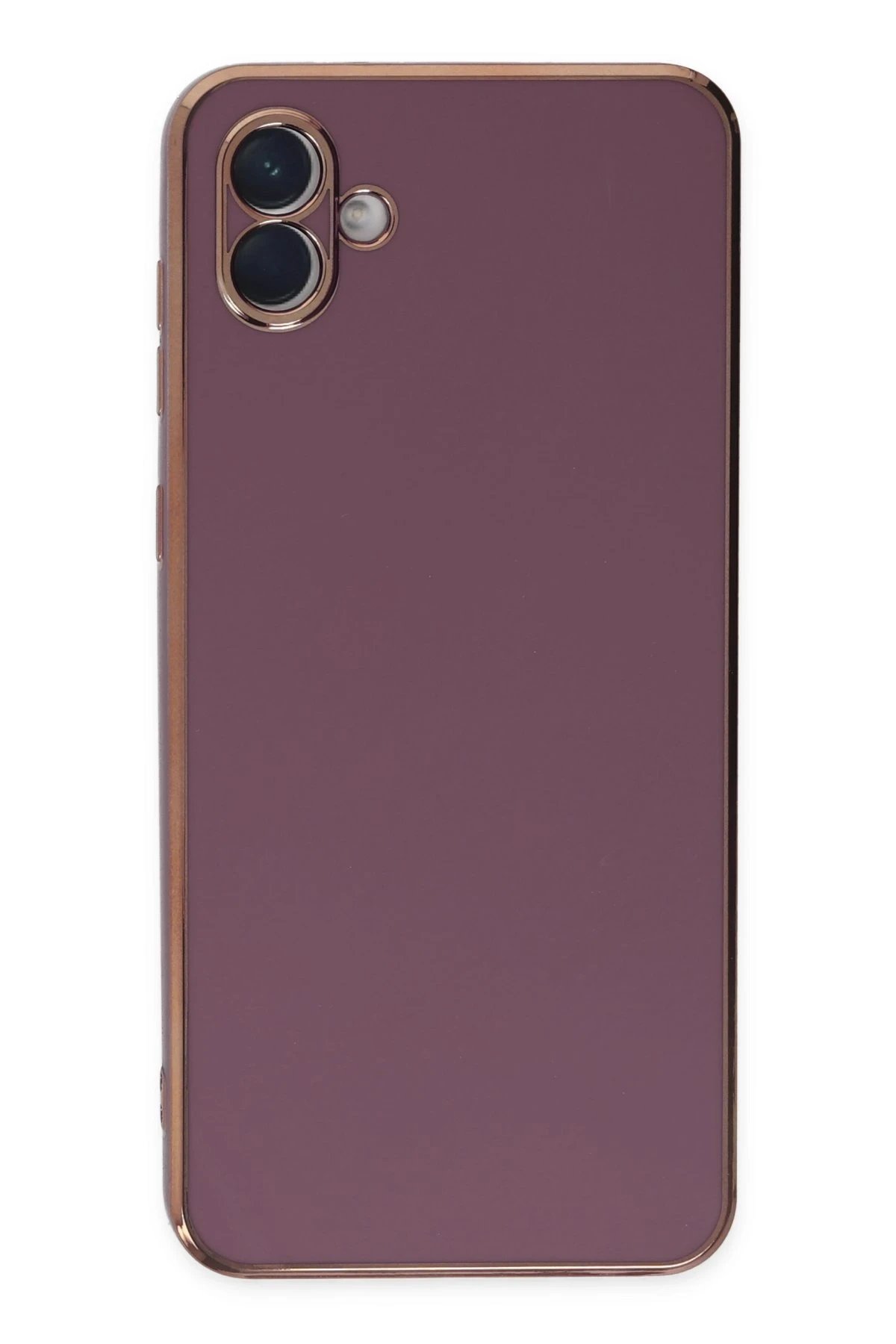 Newface Samsung Galaxy A04 Kılıf Volet Silikon - Mor