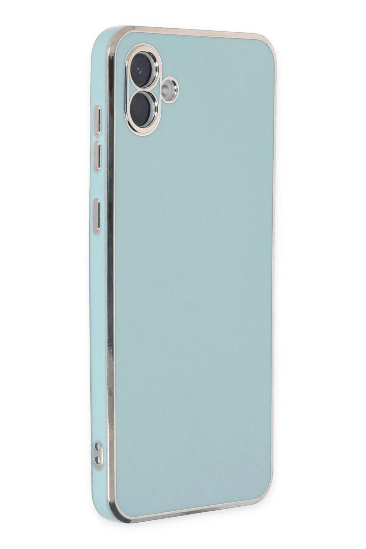 Newface Samsung Galaxy A04 Kılıf Volet Silikon - Açık Yeşil