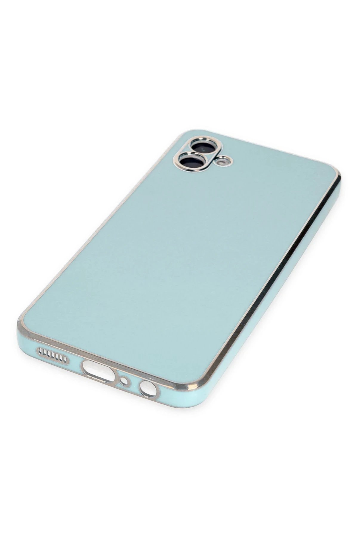 Newface Samsung Galaxy A04 Kılıf Volet Silikon - Açık Yeşil