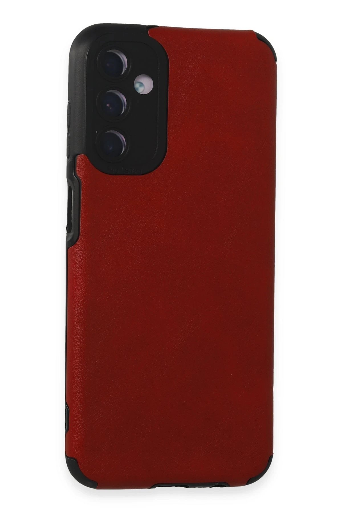 Newface Samsung Galaxy M14 5G Kılıf Loop Deri Silikon - Kırmızı