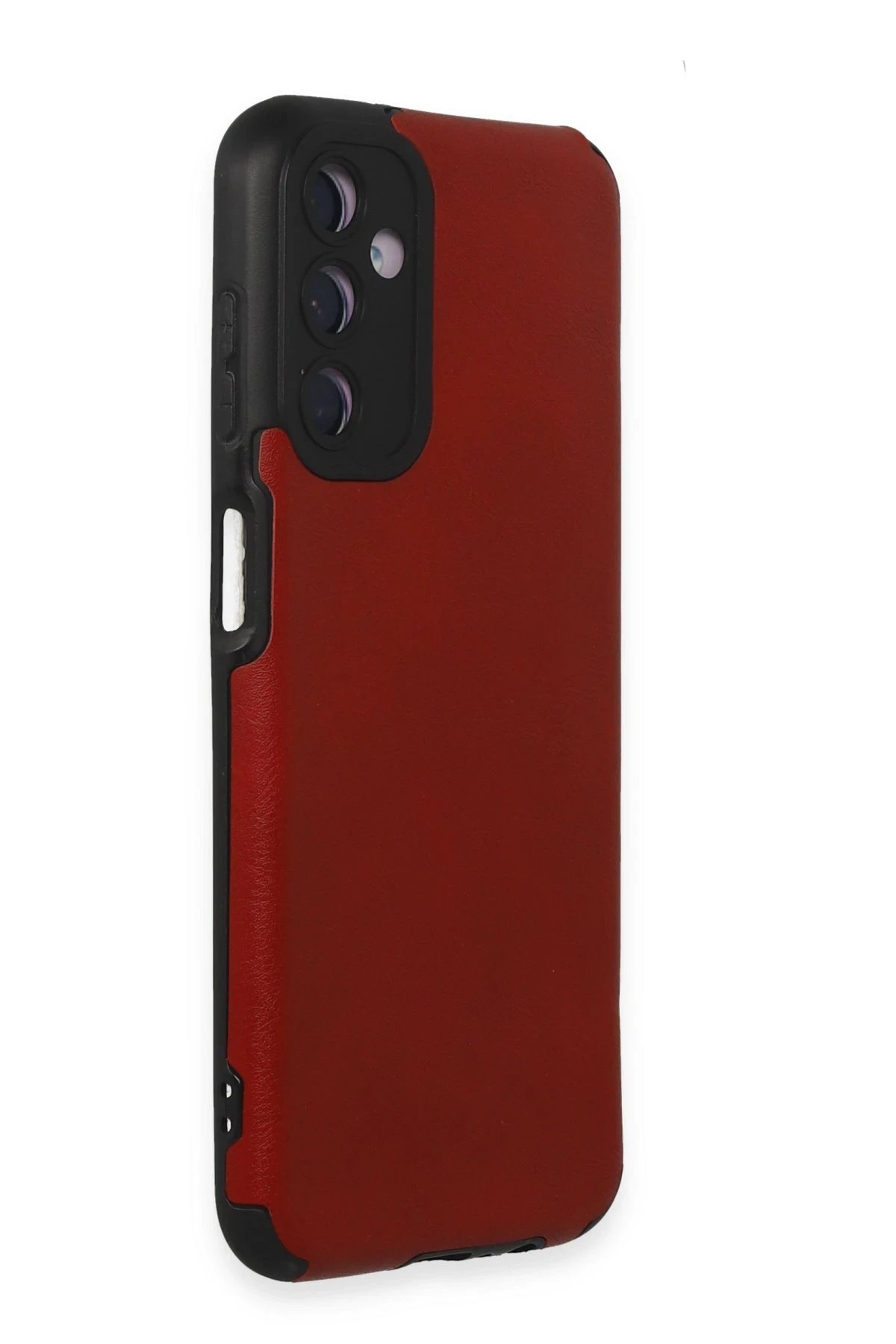 Newface Samsung Galaxy M14 5G Kılıf Loop Deri Silikon - Kırmızı