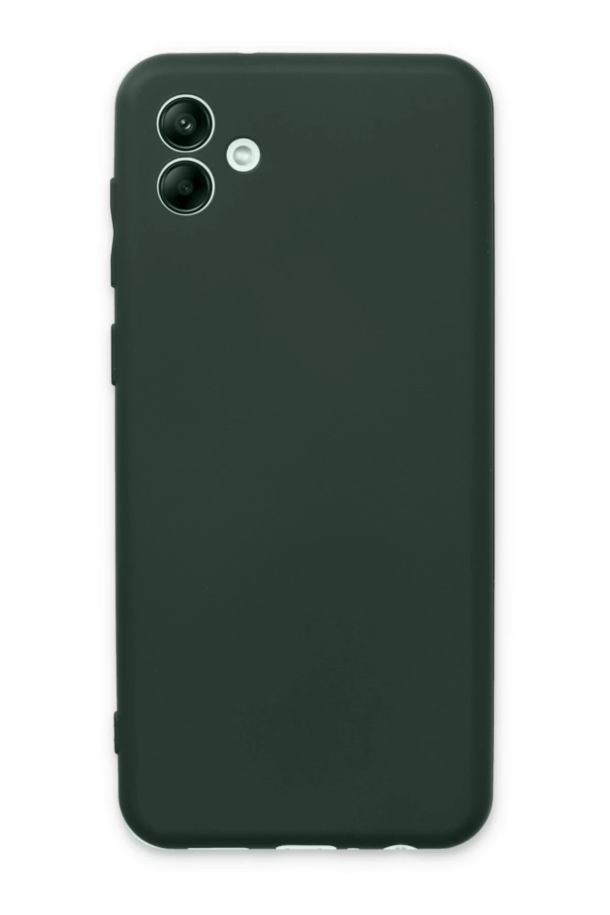 Newface Samsung Galaxy A04 Kılıf First Silikon - Koyu Yeşil