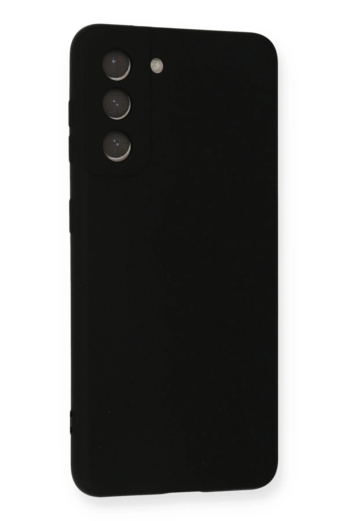 Newface Samsung Galaxy S21 FE Kılıf Nano içi Kadife Silikon - Siyah