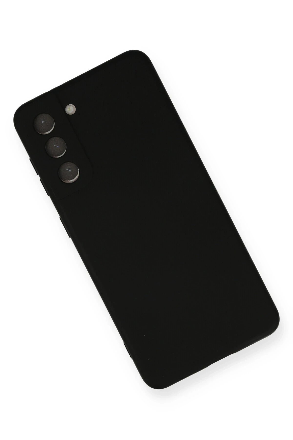 Newface Samsung Galaxy S21 FE Kılıf Nano içi Kadife Silikon - Siyah