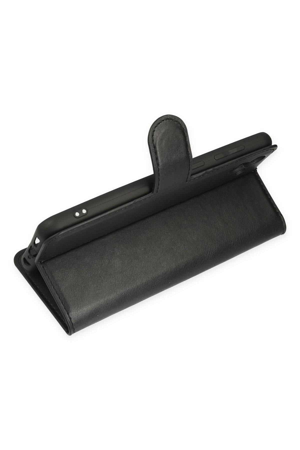 Newface Samsung Galaxy A04 Kılıf Trend S Plus Kapaklı Kılıf - Siyah