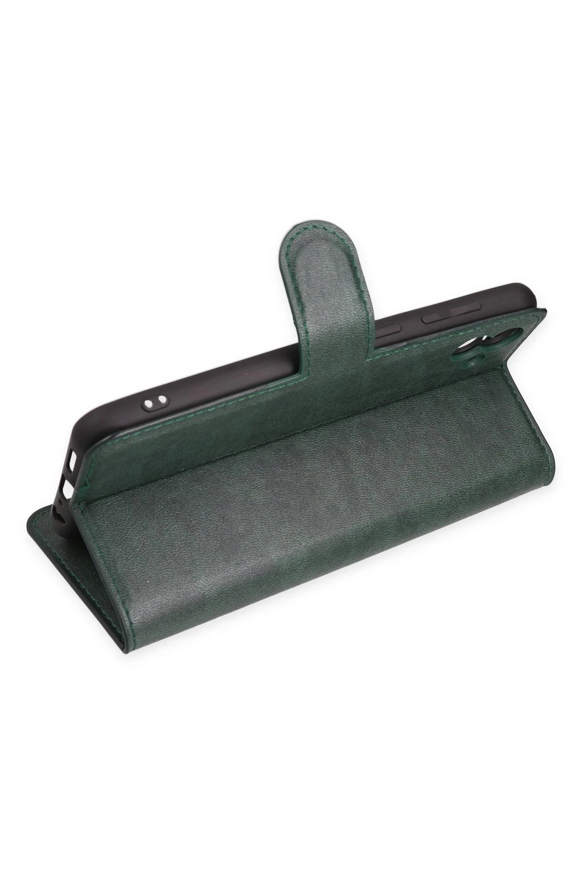 Newface Samsung Galaxy A04 Kılıf Trend S Plus Kapaklı Kılıf - Yeşil