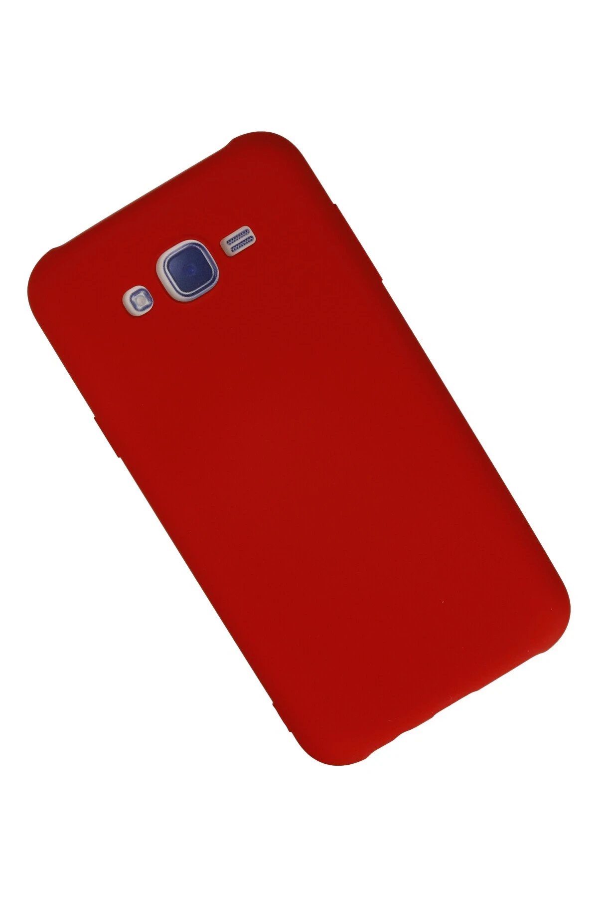 Newface Samsung Galaxy J7 Kılıf Nano içi Kadife Silikon - Kırmızı