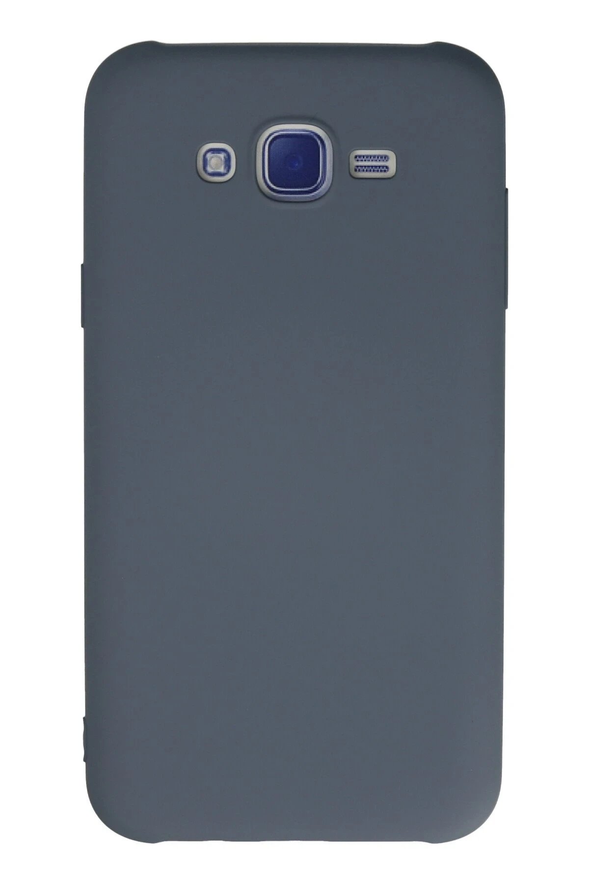 Newface Samsung Galaxy J7 Kılıf Nano içi Kadife Silikon - Gri