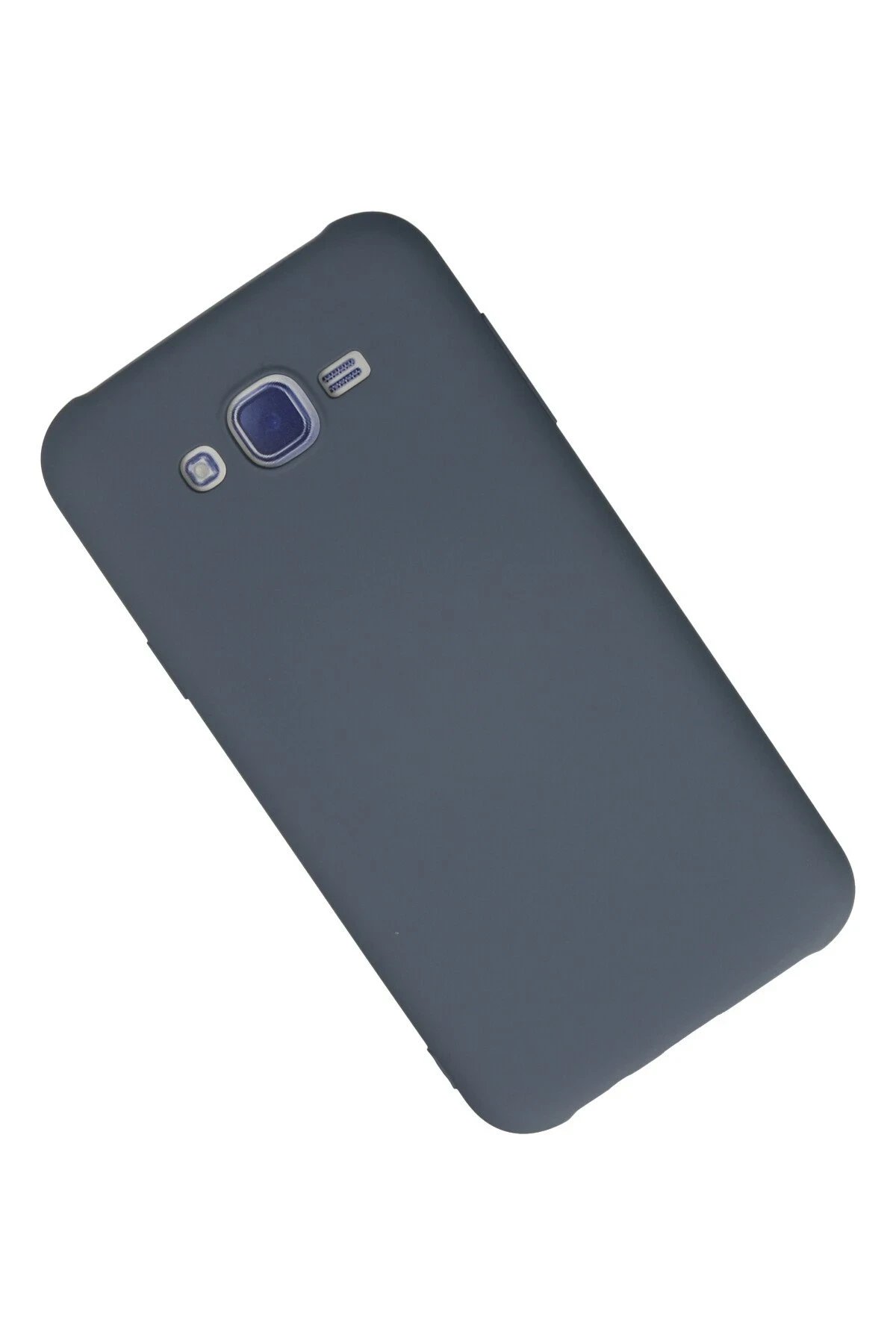 Newface Samsung Galaxy J7 Kılıf Nano içi Kadife Silikon - Gri